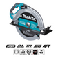 Makita XGT® HS013G Circular Saw – 40Vmax, 415 mm, 2100 rpm; HS013GZ