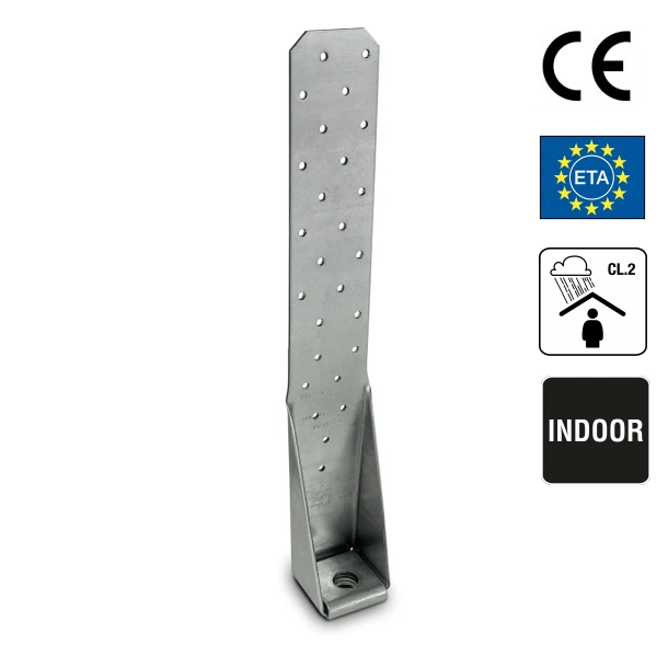 CE sertificēts enkur leņķis (314 x 60 x 64 x 35 mm; 2.8 mm)