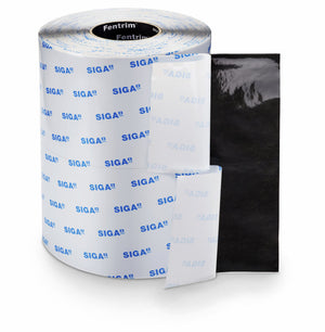 SIGA Fentrim IS 2 hermētiski noslēdzoša logu montāžas līmlente bez apmetuma zonas (300 mm x 25 m)