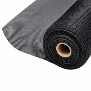 Glass fiber mesh against insects, black (0.2 x 1.6 x 1.8 x 1400 mm) (30 m)