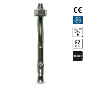 Ķīļenkurs M8 (8 X 68 - 163 mm; CE un ETA seftificēts; cinkots; Simpson Strong-Tie)