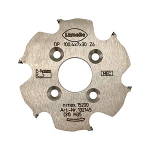  Lamello - DP Z6 profilu frēze CNC iekārtām (100,4 x 7 x 30 mm)