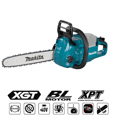 Makita UC025G XGT 40Vmax ķēdes zāģis 35 cm (14&quot;) ar bezoglīšu motoru