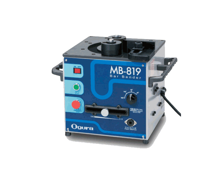 OGURA MB-819 – Rebar bender 455 × 372 × 393 mm (≤ D20)