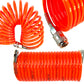 4PRO Polyamide Spiral Air Hose 6×8 mm, 5 m, 1/4", 10 bar