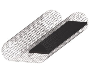 Firebreather fasādes uguns barjera, EI60 23mm x 113cm