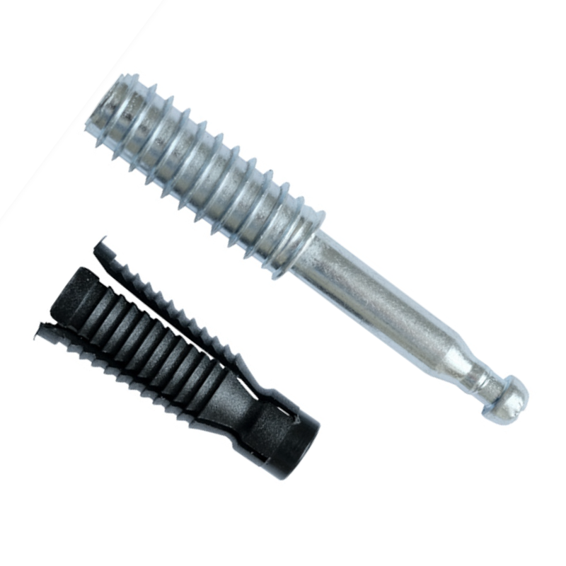 KNAPP® QUICK-SET 2-daļīgs dīveļa savienojums – neredzams un pašpievelkošs (Ø8 X 8; 26 mm)