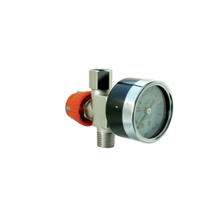 Krāsošanas pistoles spiediena regulātors ar manometru (0-10 bar)