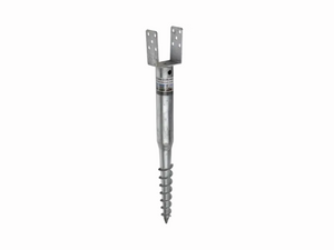 DOMAX PWU Ground Spike Post Support 100 × 865 mm, Hot-Dip Galvanized