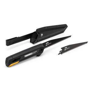 ToughBuilt rokas zāģis ar maksti un rezerves asmeni