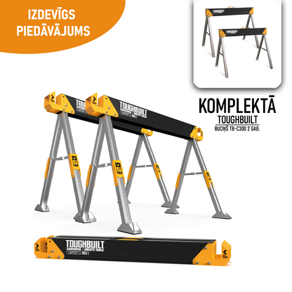 ToughBuilt TB-C550 un TB-C300 komplekts (4gab)