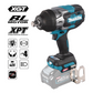Makita XGT® cordless impact wrench TW001G 40Vmax, 3/4", 1630 Nm