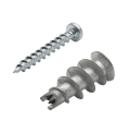 Metāla dībeļi reģipsim 4.2 × 35 / 14 × 33 mm – pašurbjoši, ar skrūvi (5gab) (1)