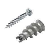 Metāla dībeļi reģipsim 4.2 × 35 / 14 × 33 mm – pašurbjoši, ar skrūvi (5gab)