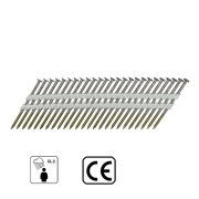 Celtniecības naglas kasetē 2.8x65 mm; 34°; A4; pilngalvas.; rievotas (1000 g.) - 4PRO