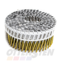 Naglas ruļļos 2.3 X 50mm (rievotas; karsti cinkotas HDG; celtniecības naglas; plastmasas savienojumā 4PRO) (1)