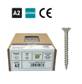 Nerūsējošā tērauda terases skrūves 4.2 x 42mm (terases skrūves, fasādes skrūves TX20 galva, CE sertifikāts, A2, 250 gab.) (1)
