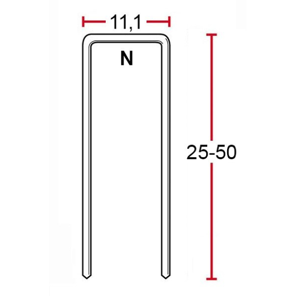 4PRO1450 pneimatiskais skavotājs (N/14. skavām; 25-50mm) (16ga) (2)
