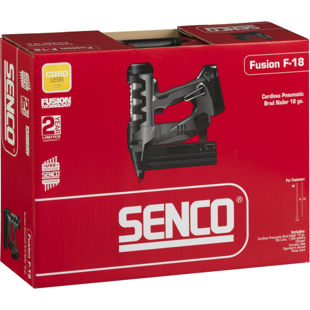 SENCO FUSION F-18 akumulatora štiftu naglošanas pistole (15-55mm)(1.2mm/18ga) (4)