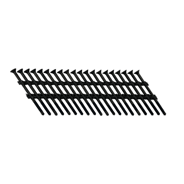 Beck SCRAIL - melnas skrūvnaglas plāksnēs 34° (2.8/3.2 x 57 mm; 1000 gab.; A2) (1)