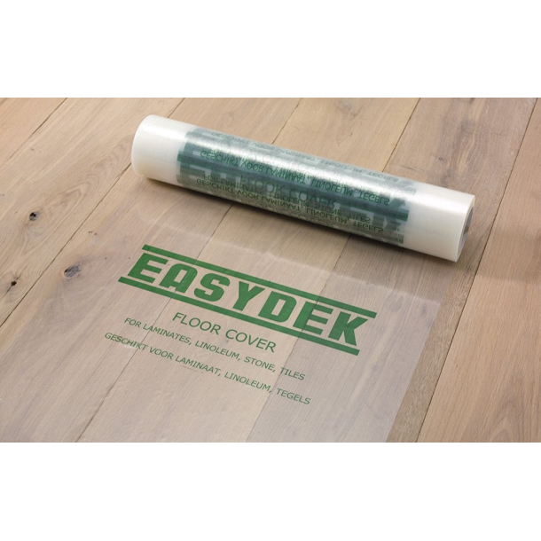 EASYDEK Floor cover lamināta, flīžu vai linoleja pagaidu aizsarg materiāls (100mk x 0.3/0.6/0.83/0.9 x 60m) (5)