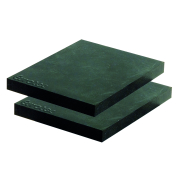 EPDM balstu distanceri (3 / 6 / 10 mm; 60 x 60 mm; melni)