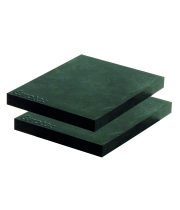 EPDM balstu distanceri (3 / 6 / 10 mm; 60 x 60 mm; melni)