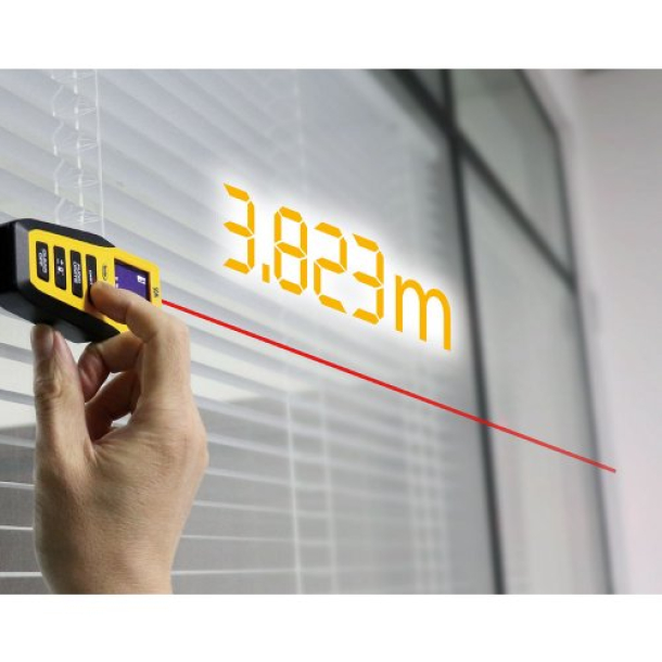 Eurotec lāzera tālmērs 50 m ar IP54 aizsardzību (5)