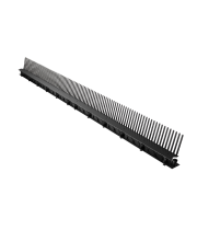 Putnu barjera ar ventilācijas režģi (85 mm x 1 m; melna)