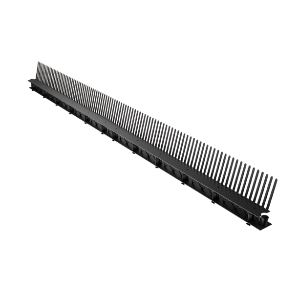 Putnu barjera ar ventilācijas režģi (85 mm x 1 m; melna) (1)
