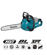 Makita UC025G XGT 40Vmax ķēdes zāģis 35 cm (14") ar bezoglīšu motoru
