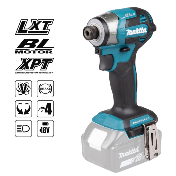 Triecienskrūvgriezis Makita LXT® DTD173Z 18V (bez akumulatora) (1)