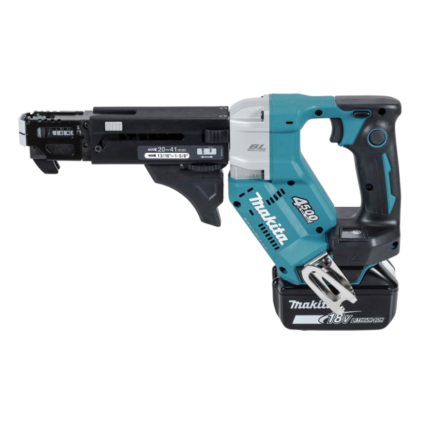 Makita 18V LXT skrūvmašīna DFR453Z (automātiskā skrūvju padeve; 20-41mm; bez akumulatora) (5)