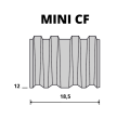 OMER MINI CF/12 - rievotas naglu plāksnes (12 mm) 2375 gab (1)