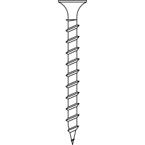 Cinkotas skrūves lentā skrūvmašīnai - ģipškartonam pie koka (3,9 X 32 - 55 mm) (2)