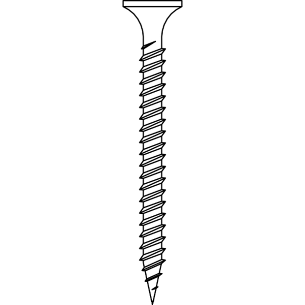 Skrūves lentā skrūvmašīnai - ģipškartonam pie plāna tērauda (3,9 X 25 - 35 mm; fosfāta) (2)