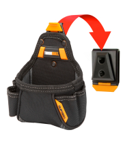 ToughBuilt® universālā piederumu jostas somiņa / mērlentes turētājs ar ClipTech™