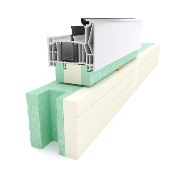 Warmotech PRO 90 logu montāžas profils, 90 × 90 × 2750 mm (1)