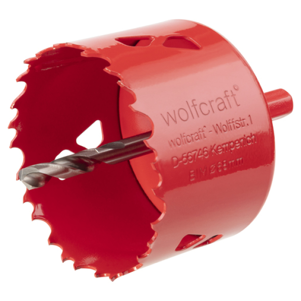 Wolfcraft Bi-M caurumu zāģis metālam, kokam d=45mm (1)