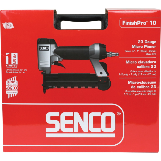 SENCO FinishPro 10 pneimatiskā adatiņu naglošanas pistole (12-25mm)(0.6mm / 23ga) (3)