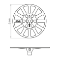 Izolācijas stiprinājumu paplāksne Ø140 mm (2)