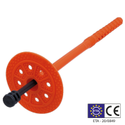 Izolācijas dībelis ar plastmasas naglu 10x160mm (60mm plāksni)