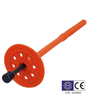 Izolācijas dībelis ar plastmasas naglu 10x160mm (60mm plāksni)