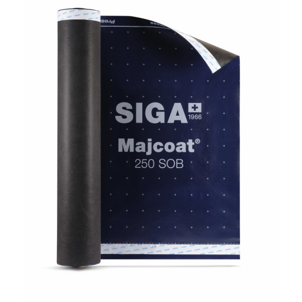 SIGA Majcoat 250 SOB - 3 slāņu pretvēja difūzijas membrāna ar līmlenti (1.5 m x 50 m) (1)