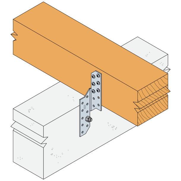 Nesošā plāksne SPF spāru savienojuma leņķis ( 170 - 370 mm; kreisā puse) (4)